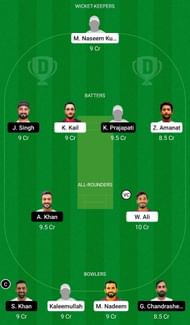 Dream11 Team for Ruwi Rangers vs Qurum Thunders - Oman D20 2021.